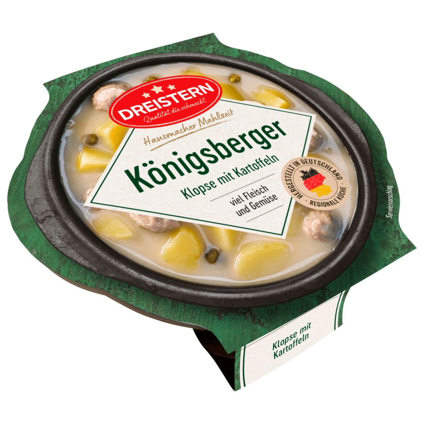 Dreistern Königsberger Klopse mit Kartoffeln 400g